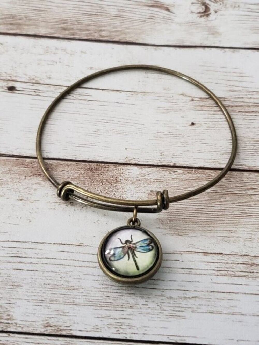 Bracelet / Bangle Dragonfly Charm Dangle